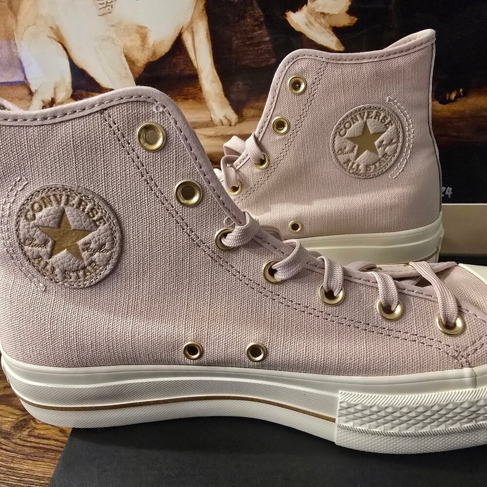 Converse All Star Lift Platform High A10431C Pink Women's Size 10 US NEW CHUCK
